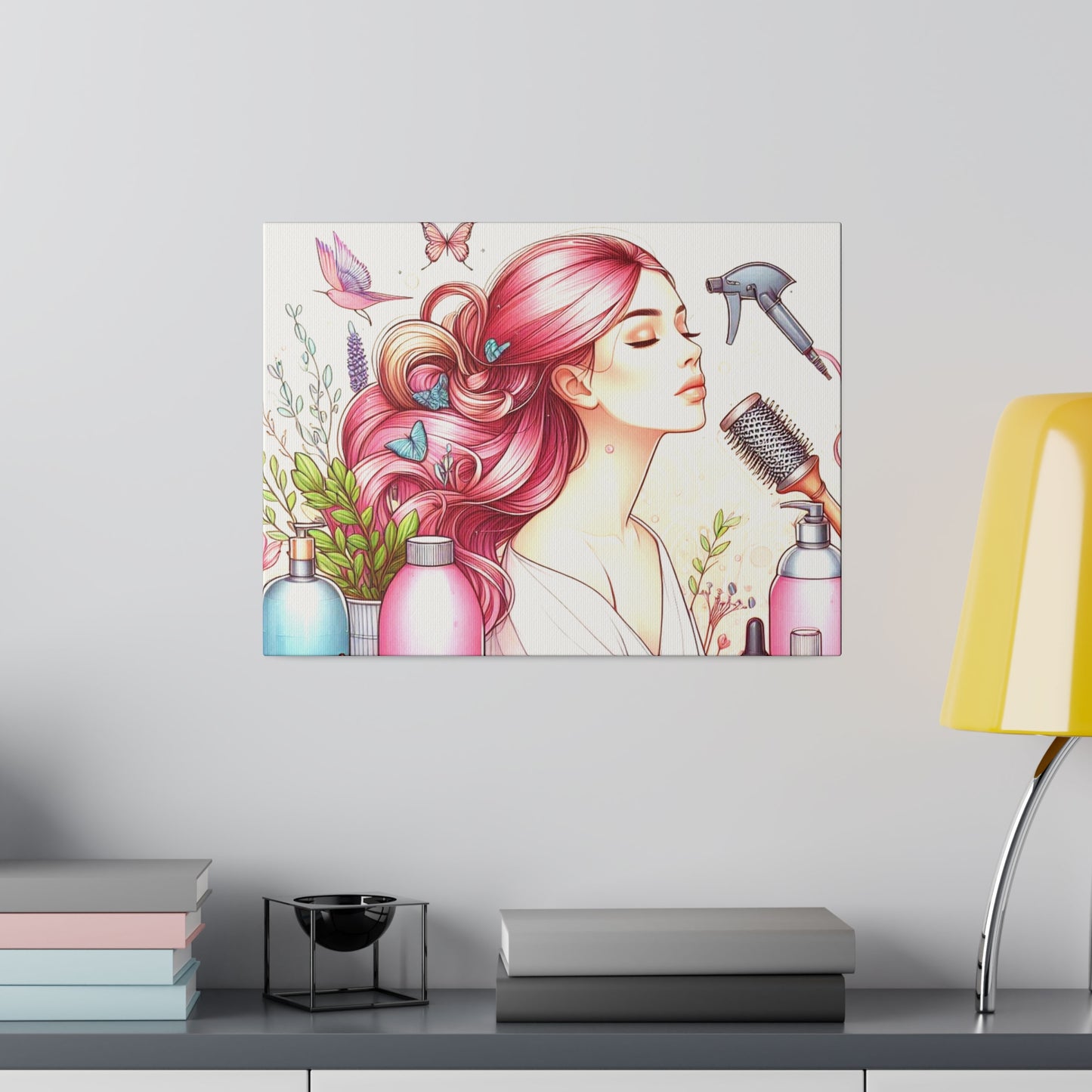 Home Decoration | Matte Canvas | Wall Art| Beauty Salon,