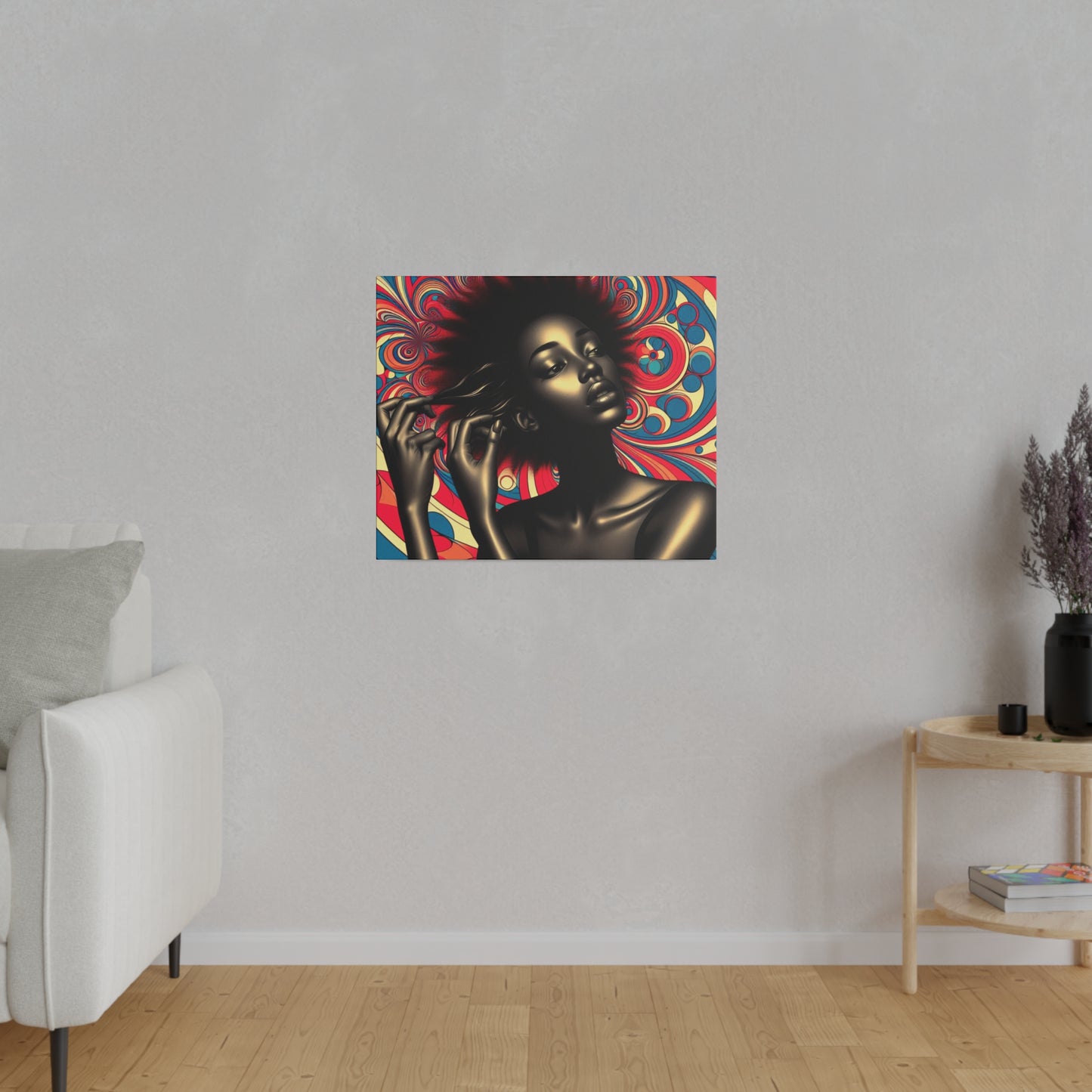 Home Decoration | Matte Canvas | Wall Art| Canvas Wall Art |Ebony