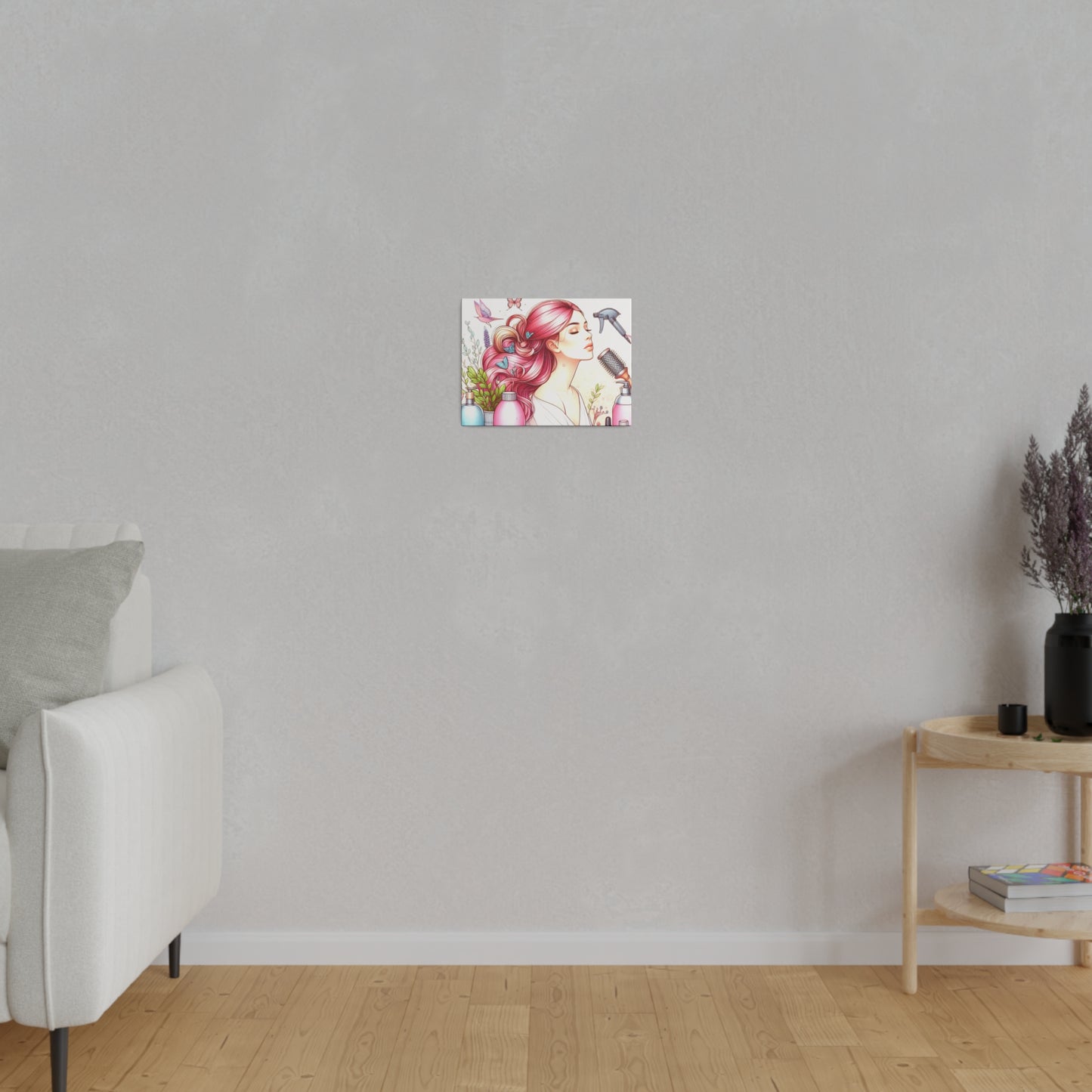 Home Decoration | Matte Canvas | Wall Art| Beauty Salon,