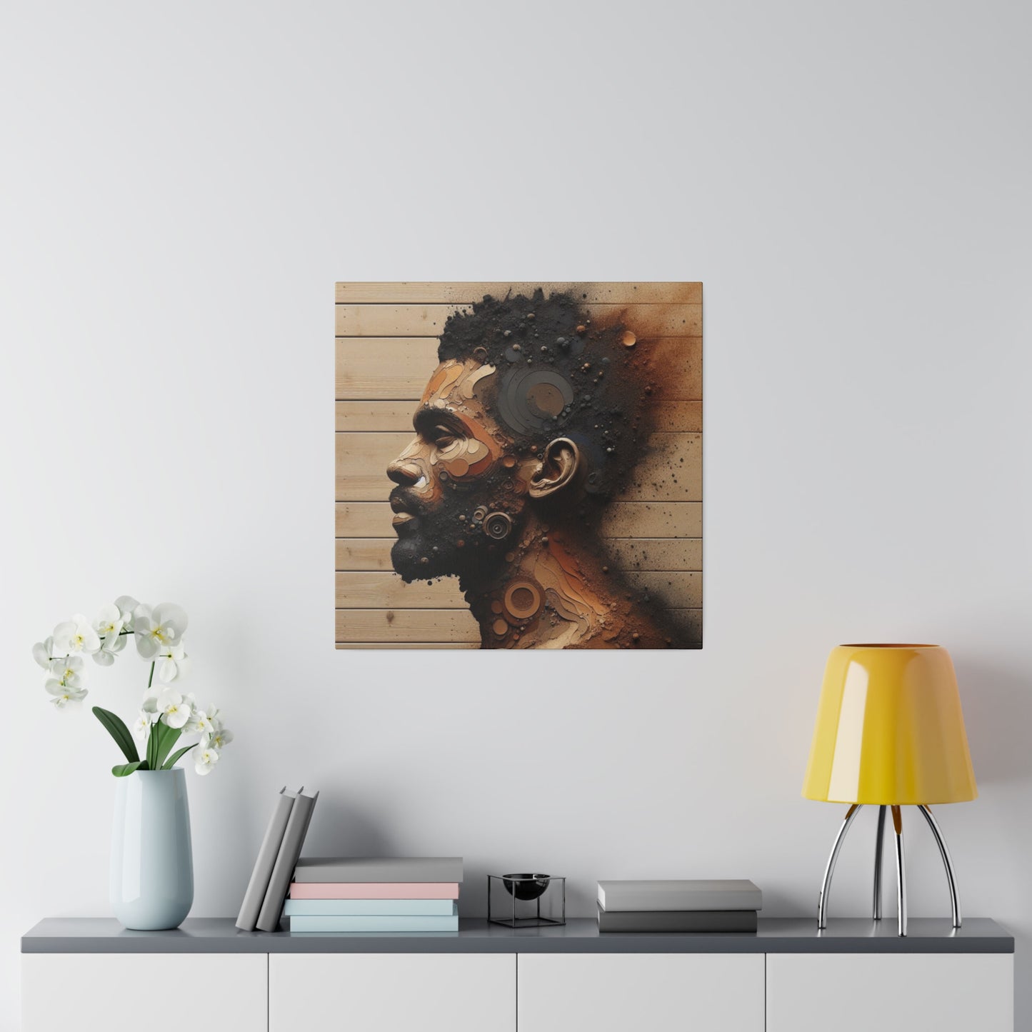 Custom Artwork| Home Decoration | Matte Canvas | Wall Art| Resilience, Black Art