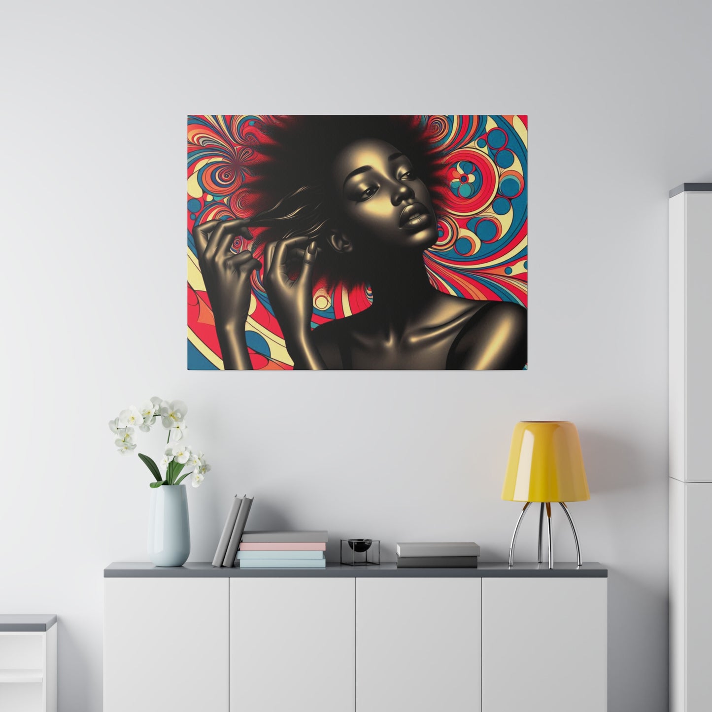 Home Decoration | Matte Canvas | Wall Art| Canvas Wall Art |Ebony